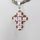 Small Cross - Serina-Khaki Braid - 2